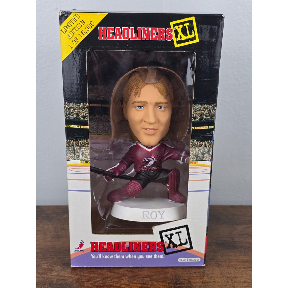 1998 Headliners XL Patrick Roy Figure Limited Edition Corinthian NHLPA